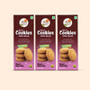 Desinutri Foods Millet Cookies Salted Ajwain - 100 gms (Pack of 3)