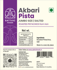 Akbari Pistas | Roasted and Salted | Jumbo size