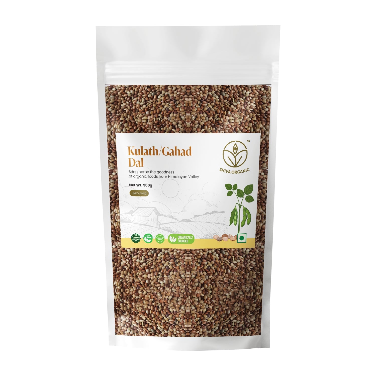 Shiva Organic Kulath/Gahad Dal/Kulthi/Horsegram - Himalayan - 900 gms ...