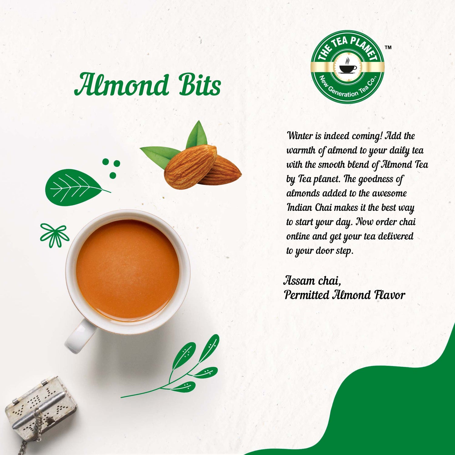 Almond Flavored CTC Tea