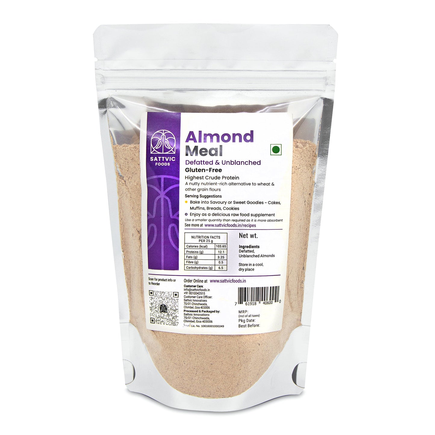 Almond Meal | Defatted, Unblanched, Keto-Friendly, Gluten Free