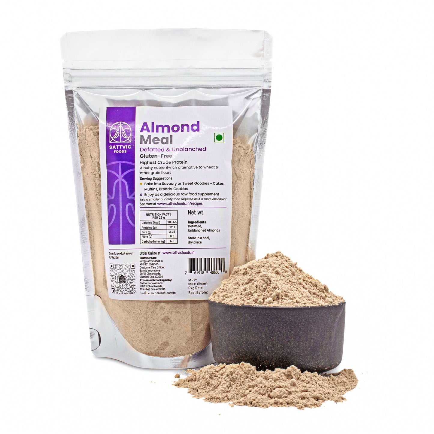 Almond Meal | Defatted, Unblanched, Keto-Friendly, Gluten Free