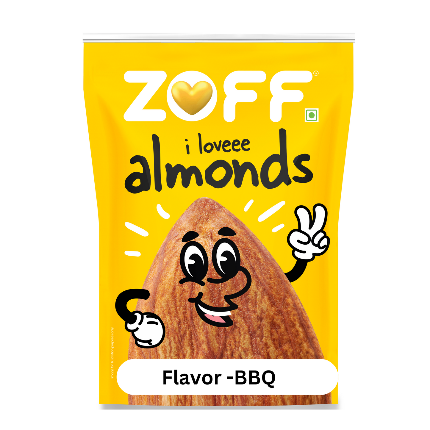 Flavored Almonds BBQ Flavor -200g