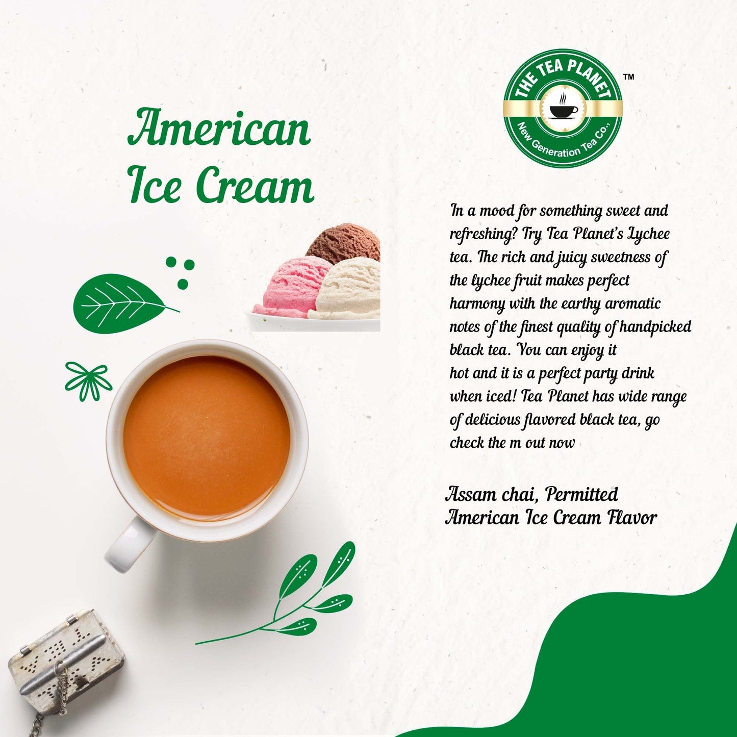 American Ice Cream Flavor CTC Tea