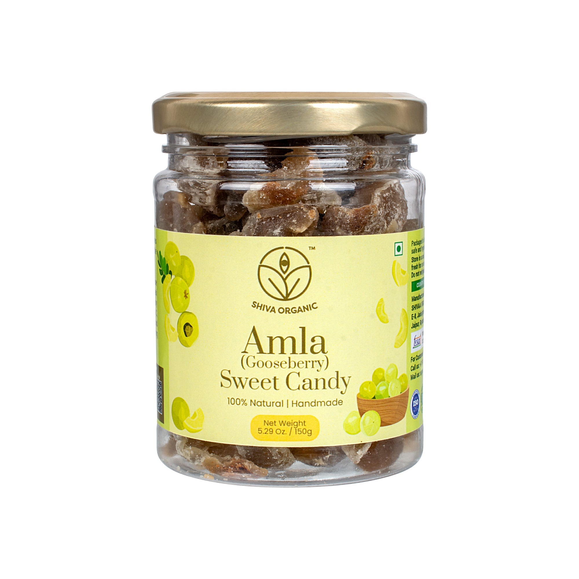 Shiva Organic Amla - Gooseberry Candy Sweet - Veeha Foods
