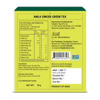 Amla Ginger Green Tea -  15 Count