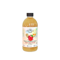 Organic Apple Cider Vinegar with Mother and Apple Cider Infused Ginger and Turmeric