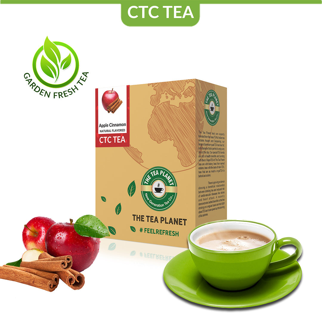 Apple Cinnamon Black Flavored CTC Tea