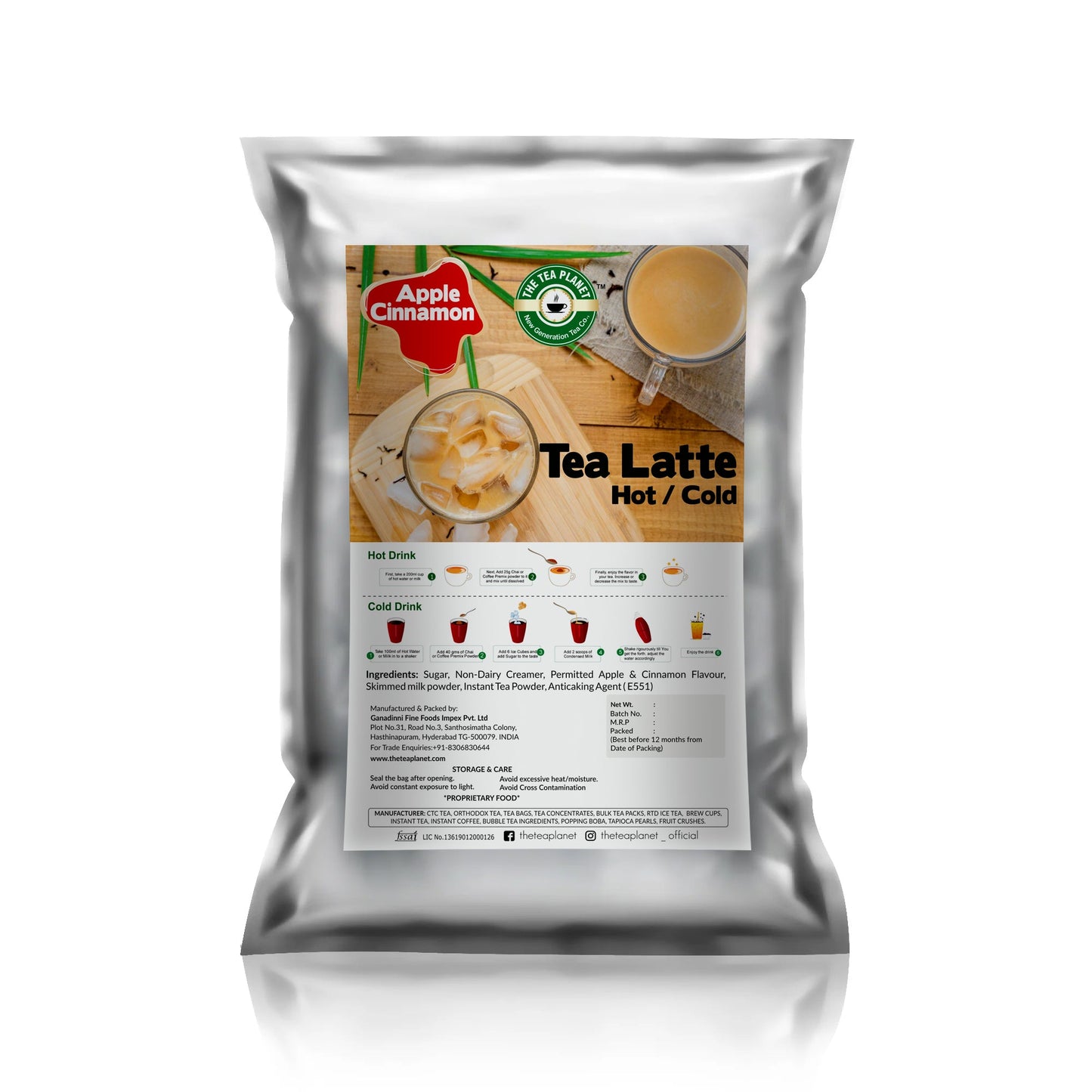 Apple Cinnamon Tea Latte - 1kg