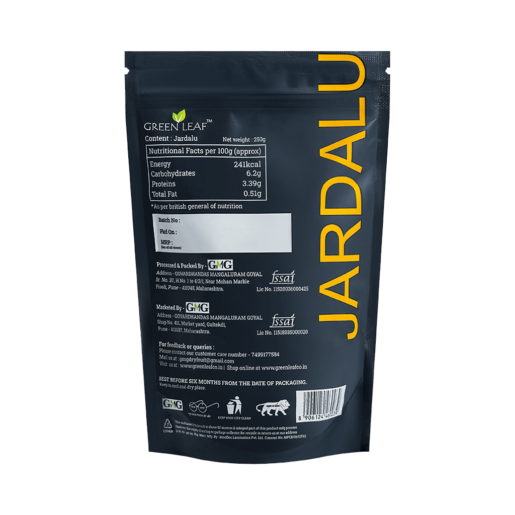 APRICOT GOLD (JARDALU) 250GM