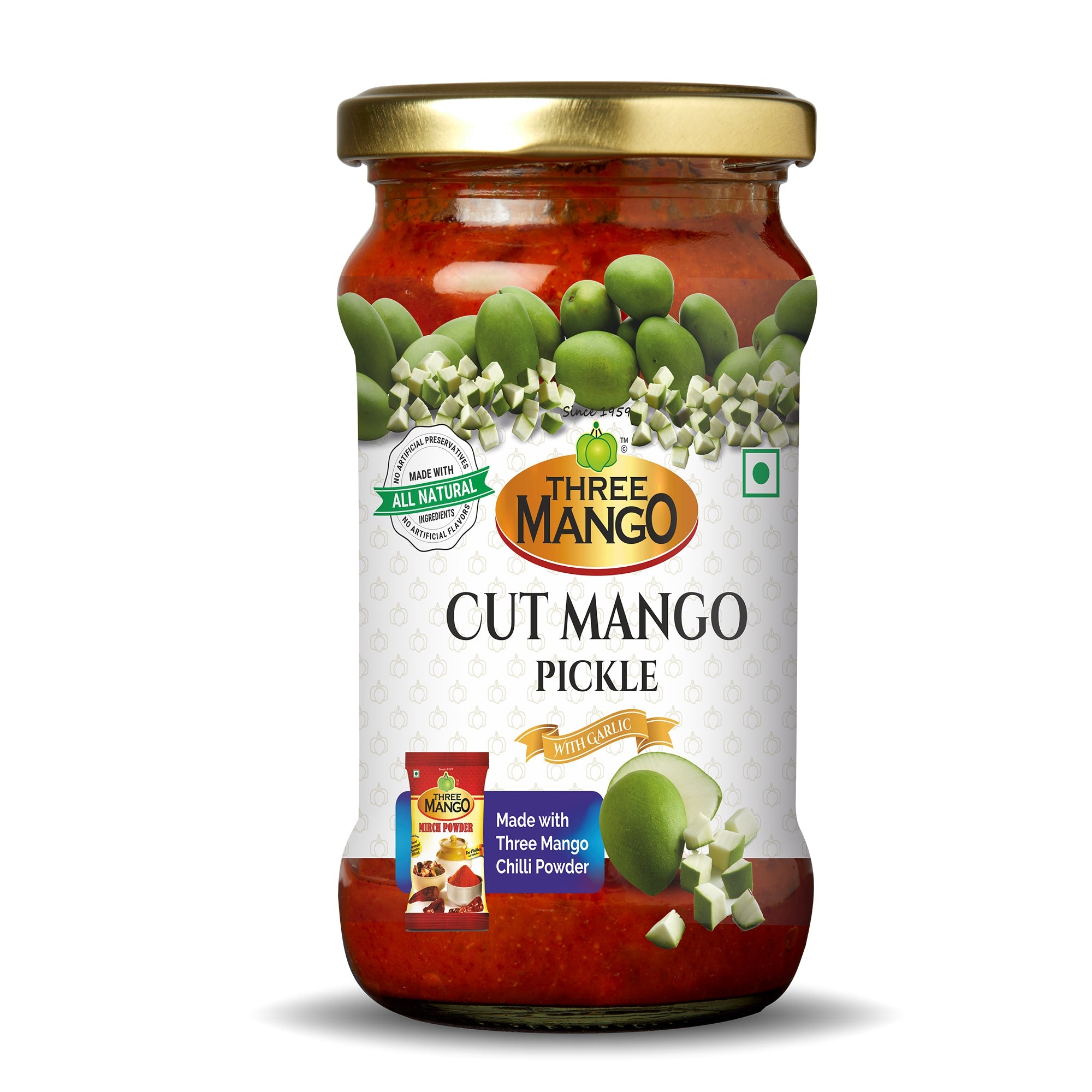 Three Mango Cut Mango Pickle