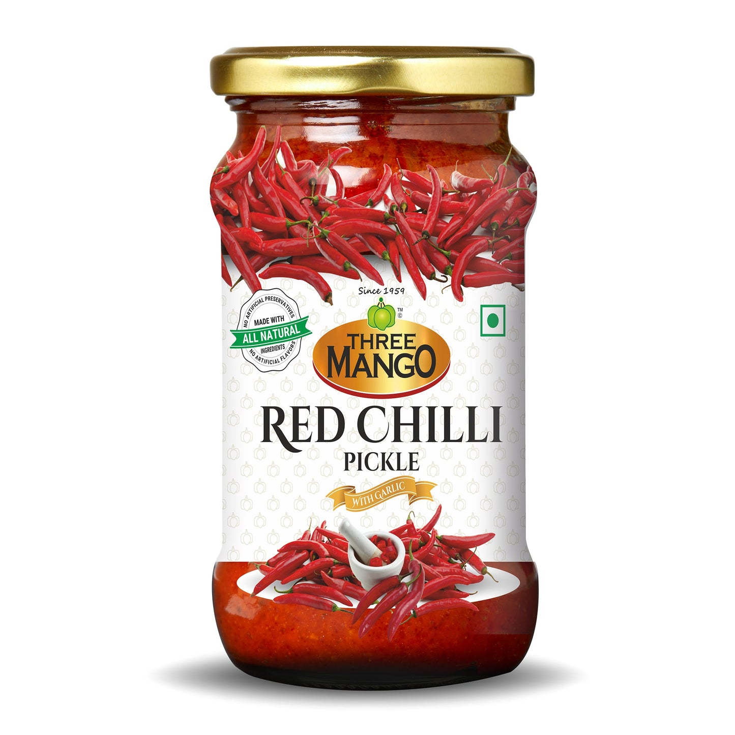 Three Mango Pickle Red Chilly