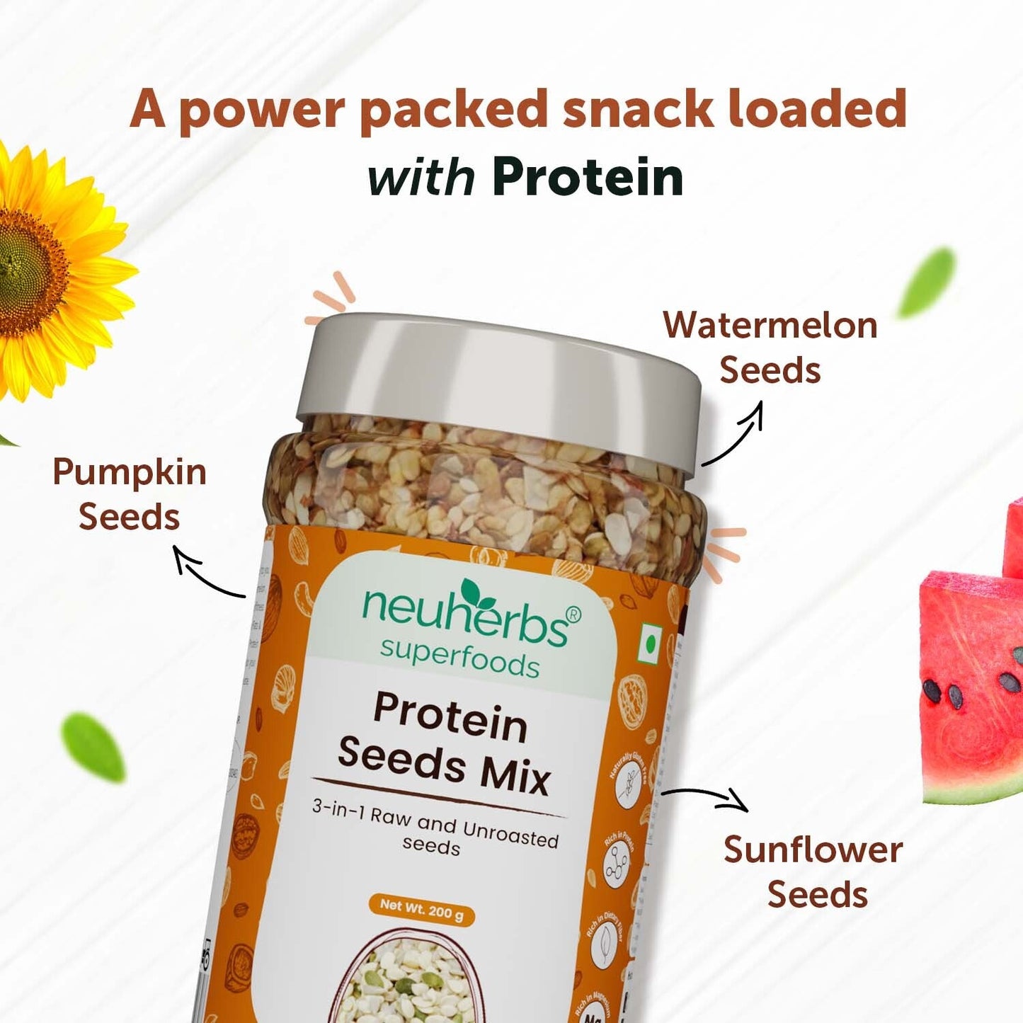 Protein Seeds Mix - Rich in Protein, Dietary Fiber, Magnesium