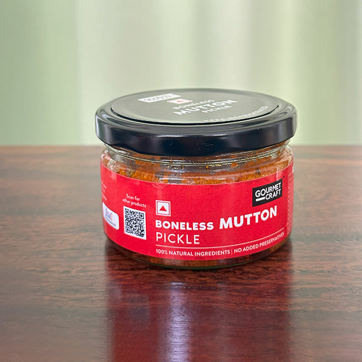 Gourment Craft Foods Boneless Mutton Pickle - 300 gms - Veeha Foods