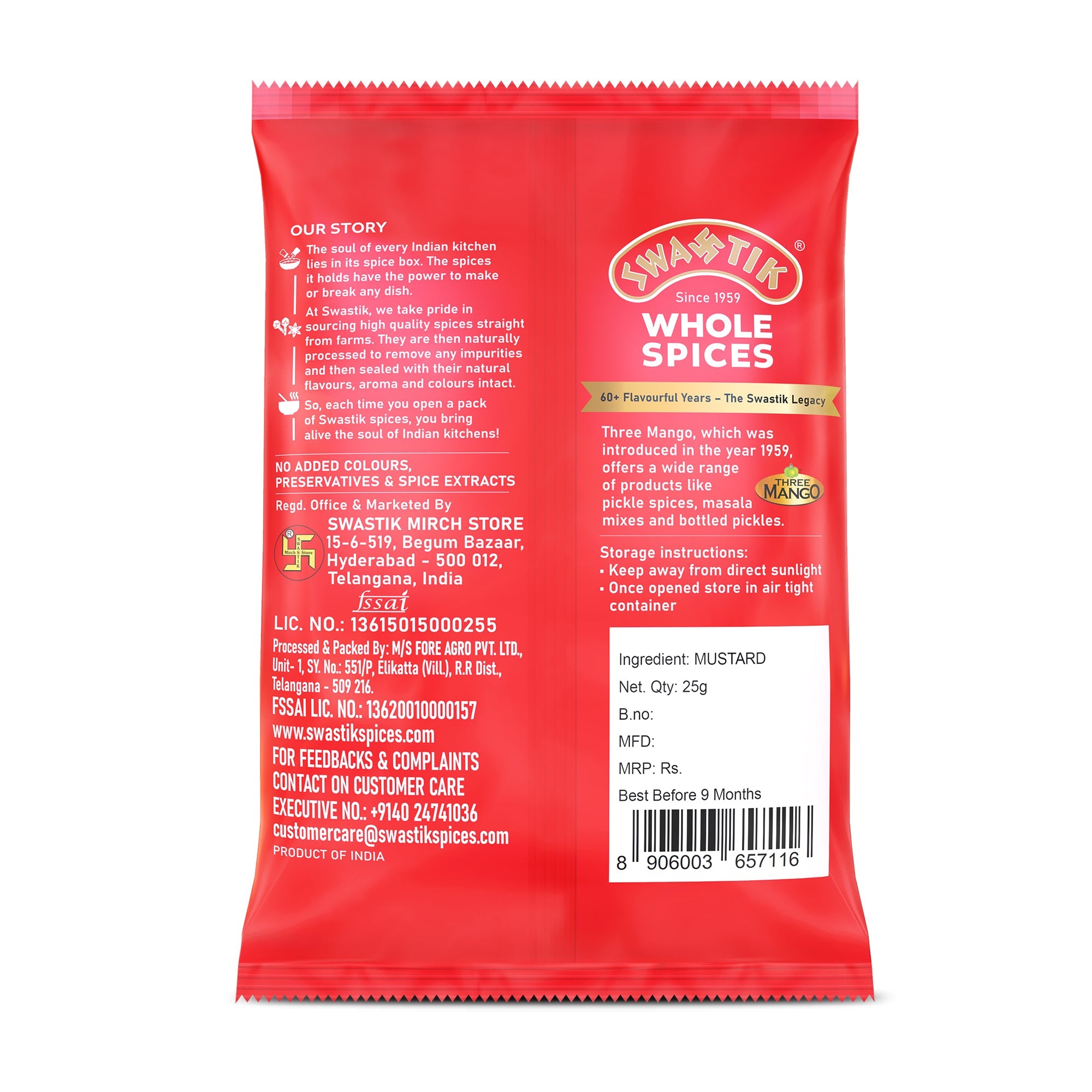 Swastik Mustard - Rai – Veeha Foods