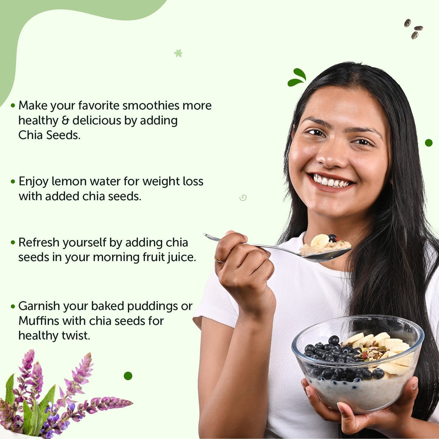 Organic Chia Seeds for Weight Loss & Boost Health