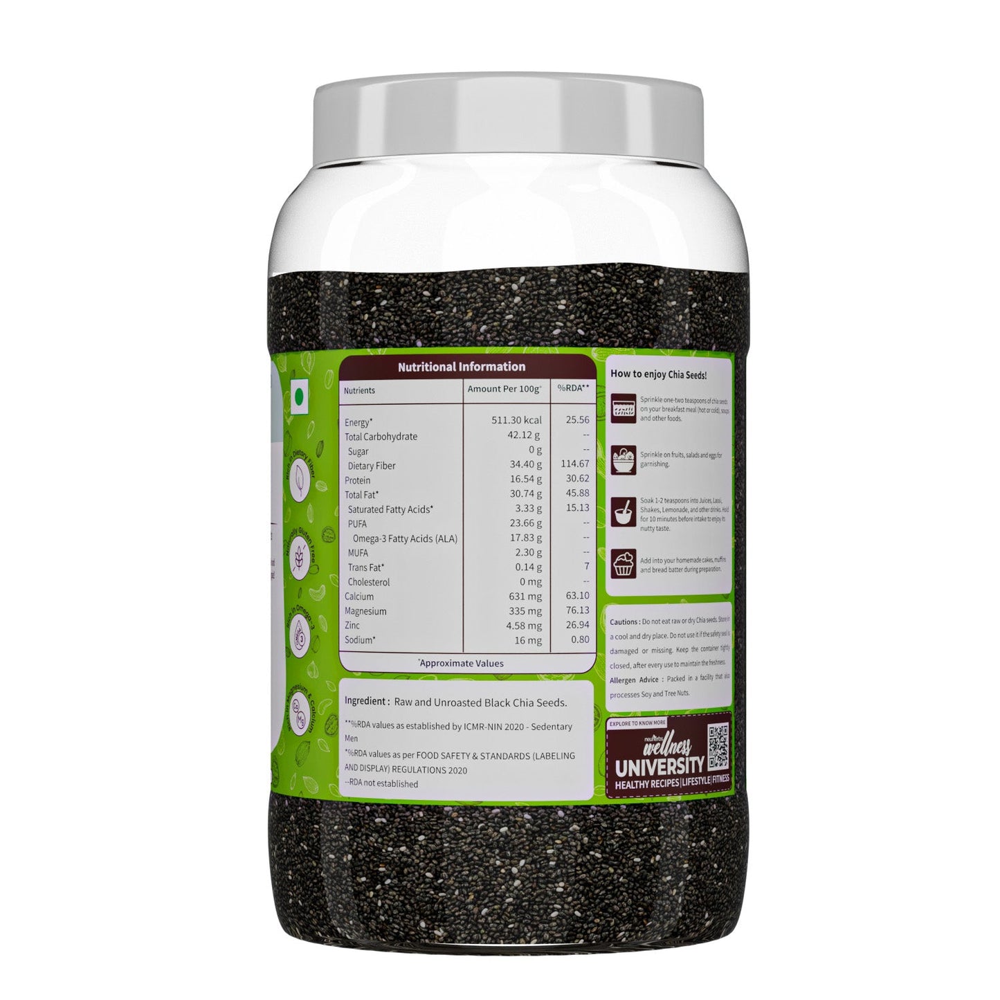 Organic Chia Seeds for Weight Loss & Boost Health