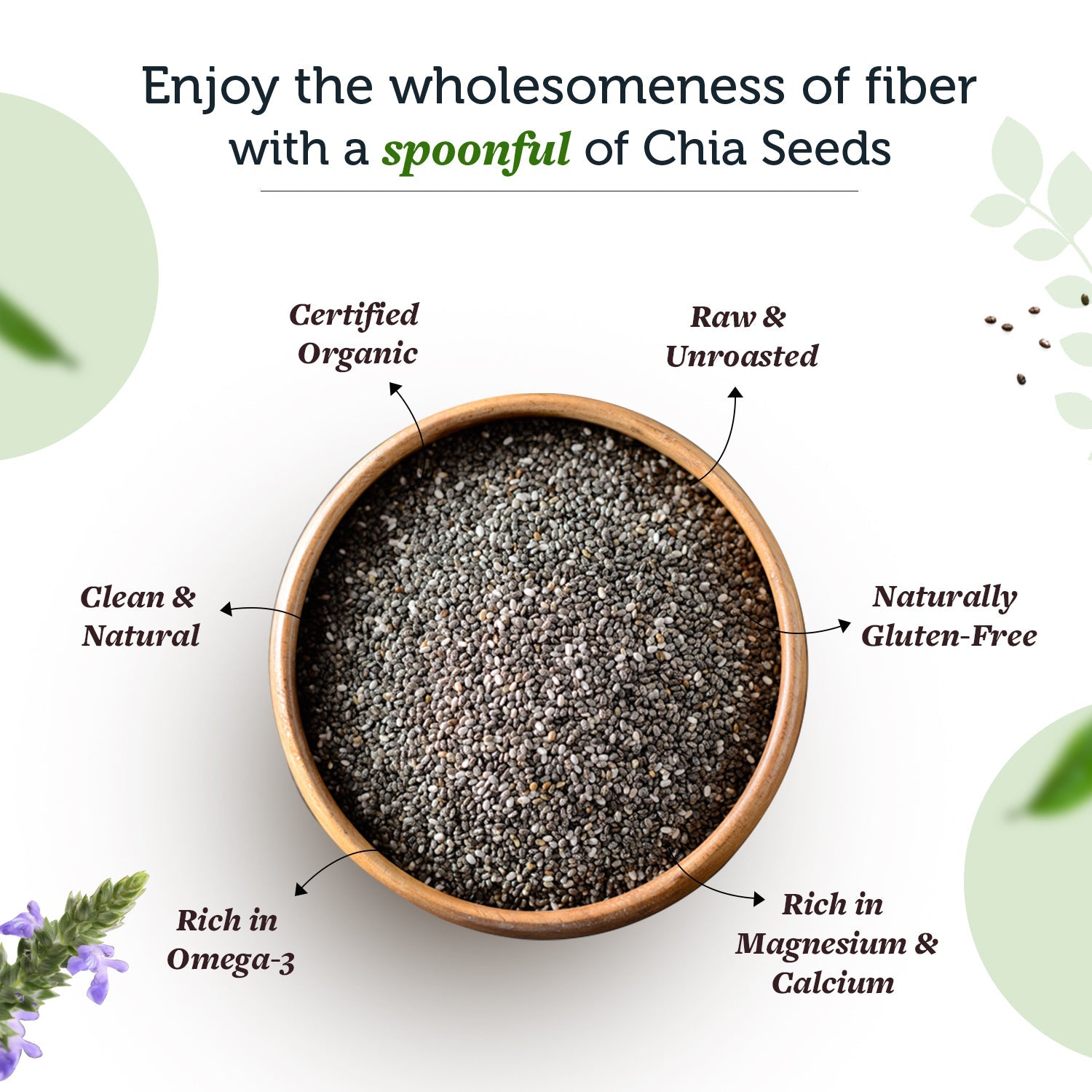 Organic Chia Seeds for Weight Loss & Boost Health