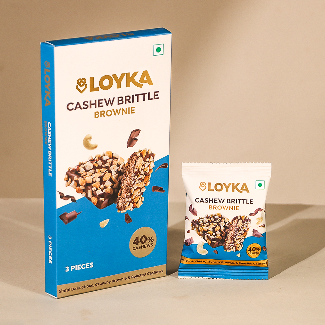 Cashew Brittle Brownie 3 Pcs Box