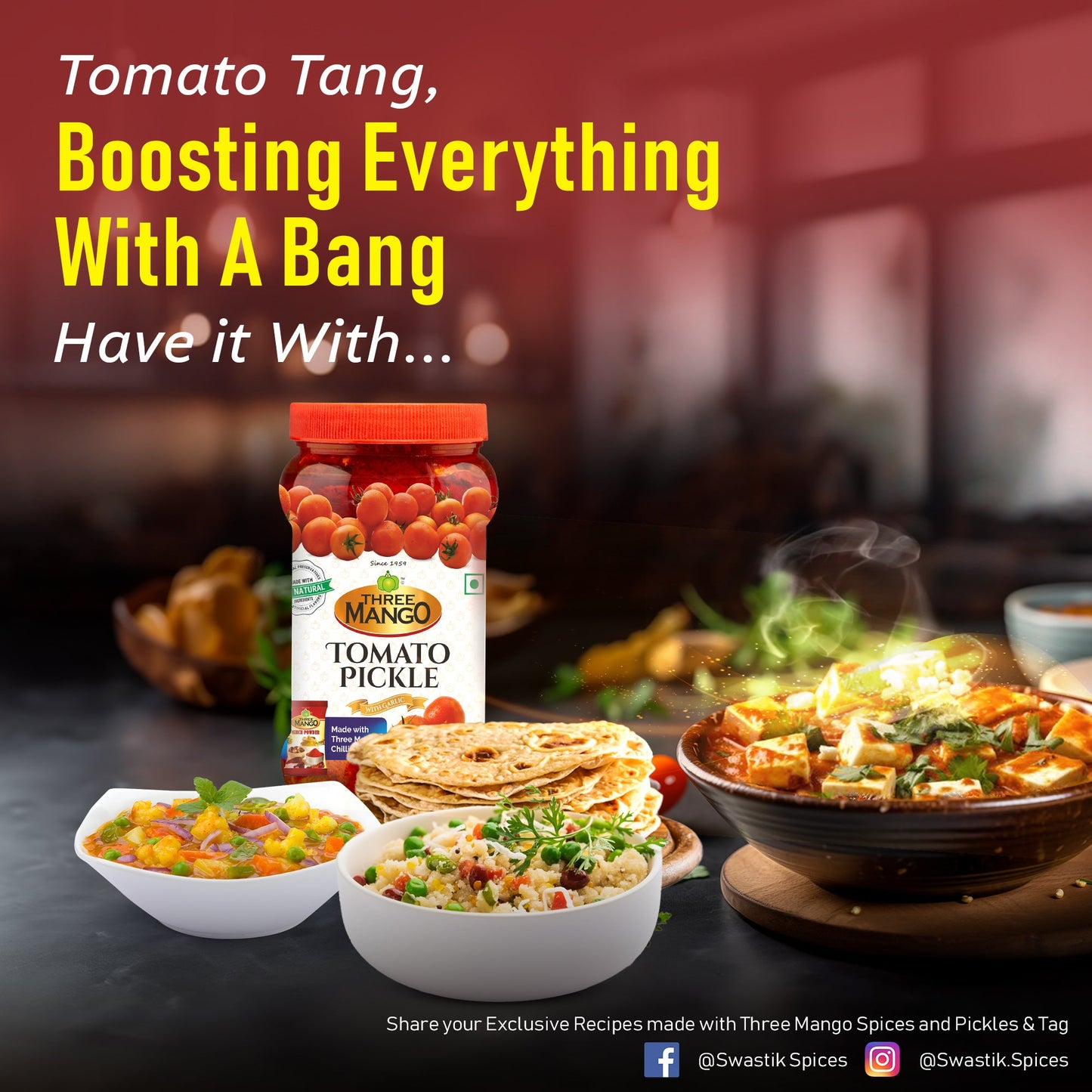 Three Mango Pickle Tomato