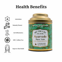 Ayurveda Three Tulsi Caffeine Free Herbal Tea