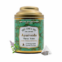 Ayurveda Three Tulsi Caffeine Free Herbal Tea