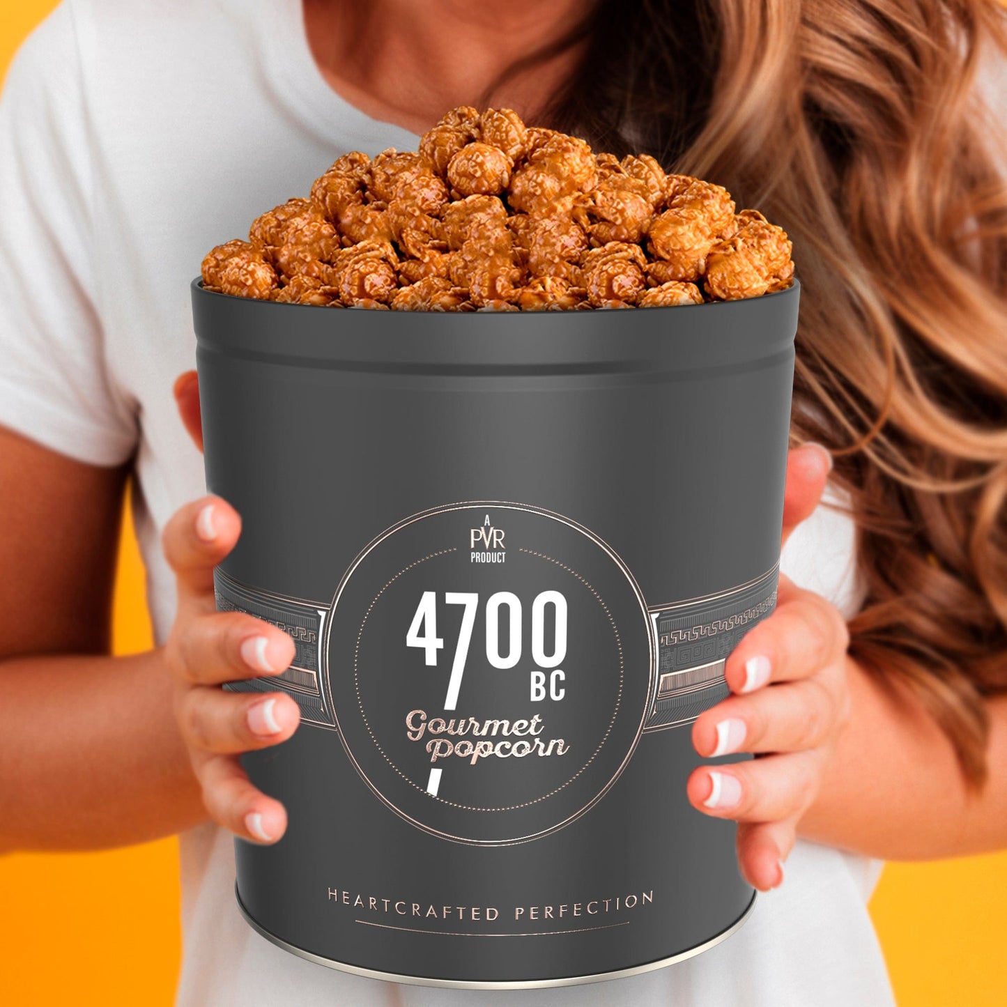 Himalayan Salt Caramel Popcorn, Tin, 550g