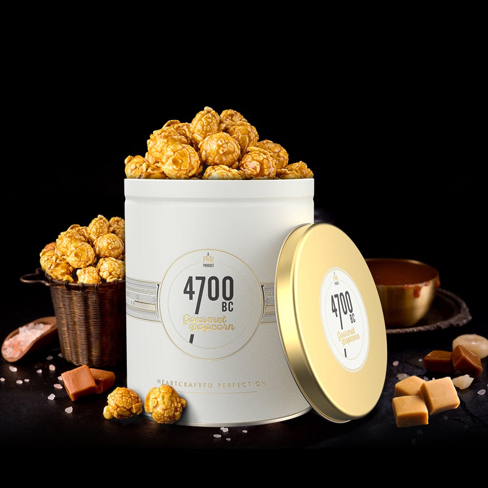 Butter Toffee Caramel Popcorn, Tin, 125g