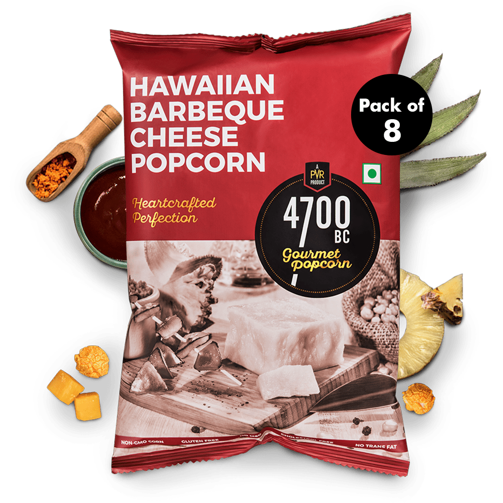 Hawaiian BBQ Cheese Popcorn, Pouch (Pack of 8, 75g)