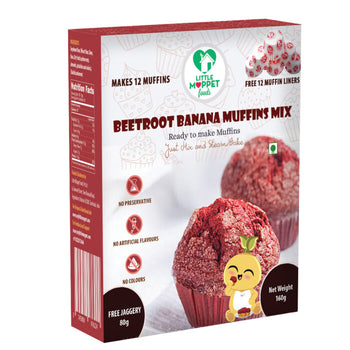 BEETROOT BANANA MUFFINS MIX [FREE JAGGERY 80G]