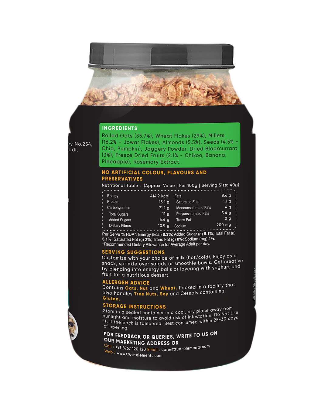 Muesli Fruit And Nut 1kg