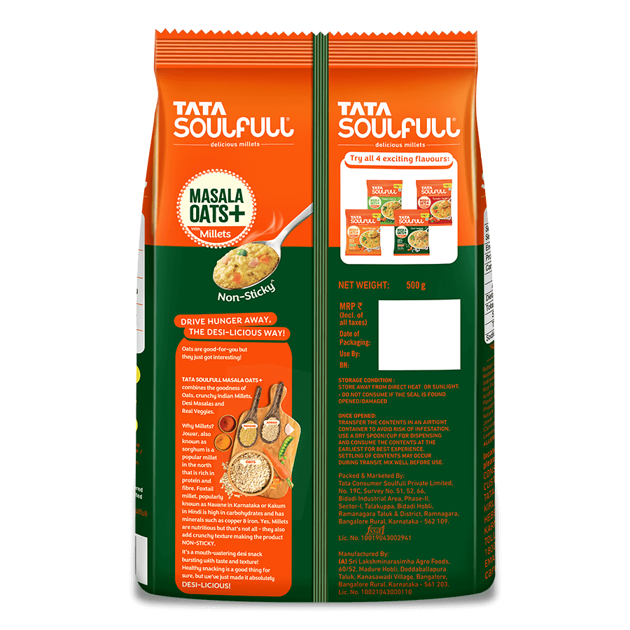 Masala Oats+ - Desi Veggie | 500g