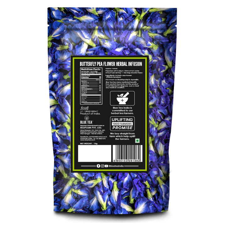 Butterfly Pea Flower Herbal Infusion - 20 Teabags | Pack of 2