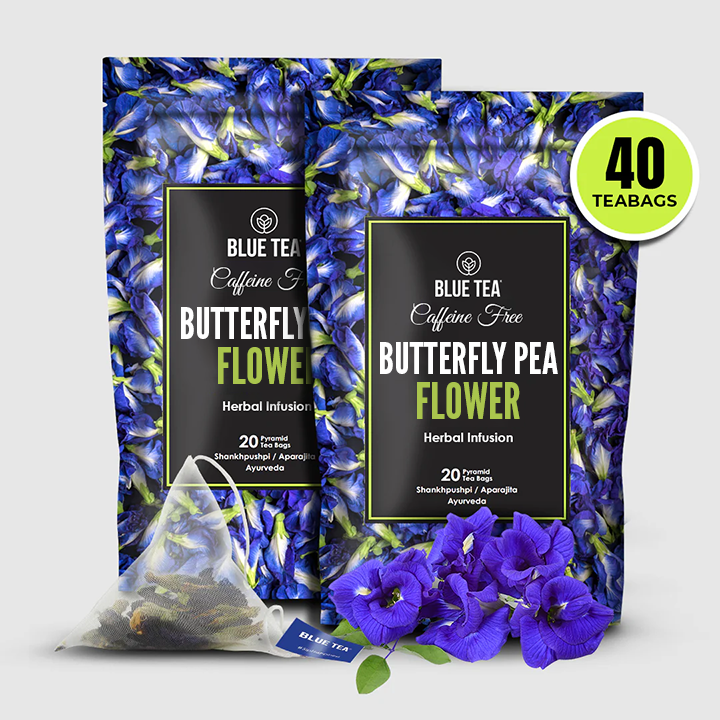 Butterfly Pea Flower Herbal Infusion - 20 Teabags | Pack of 2