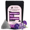 The Tea Trove FVTB Blue Butterfly Pea Flower Lavender - 30 Tea Bags