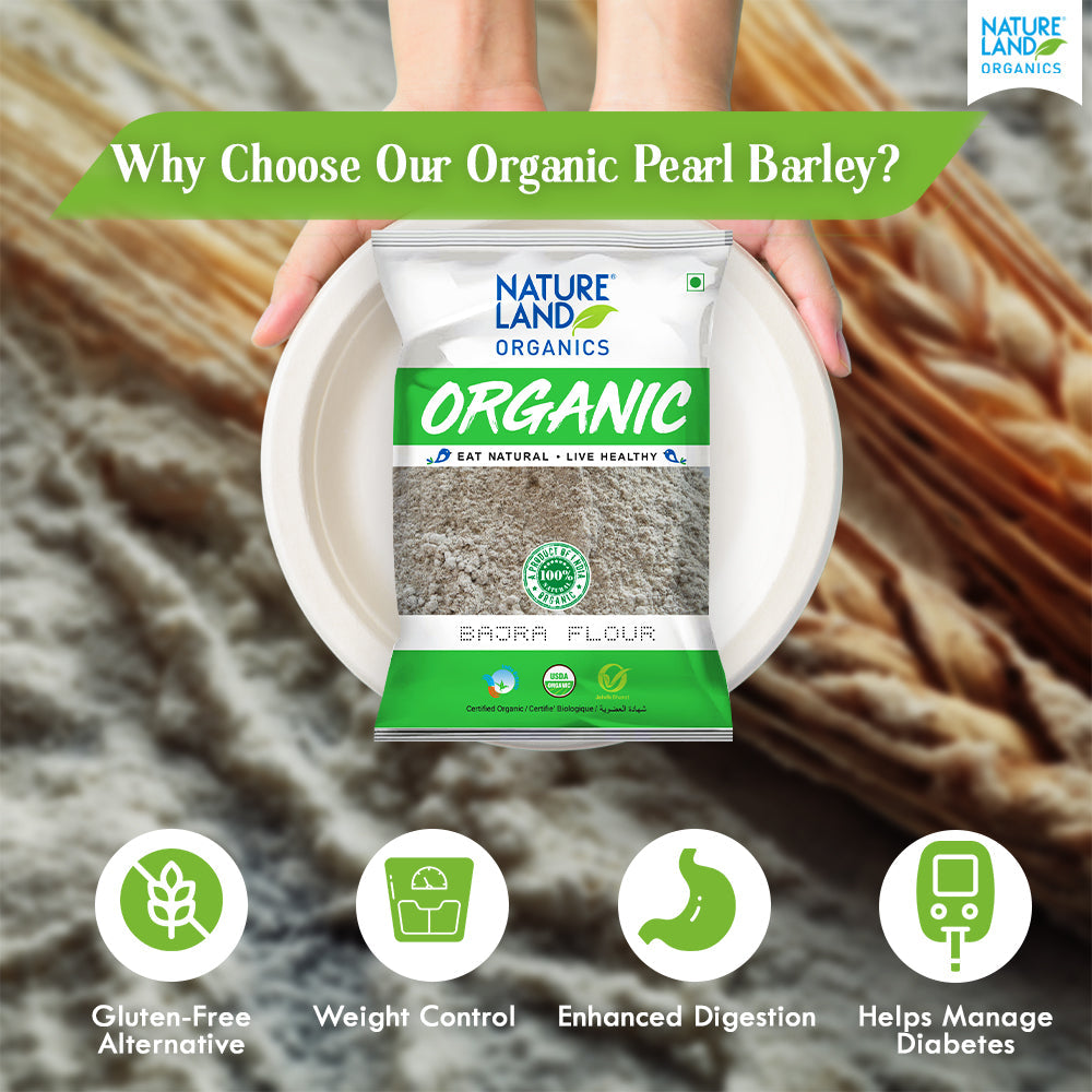 Organic Bajra Flour 500 Gm