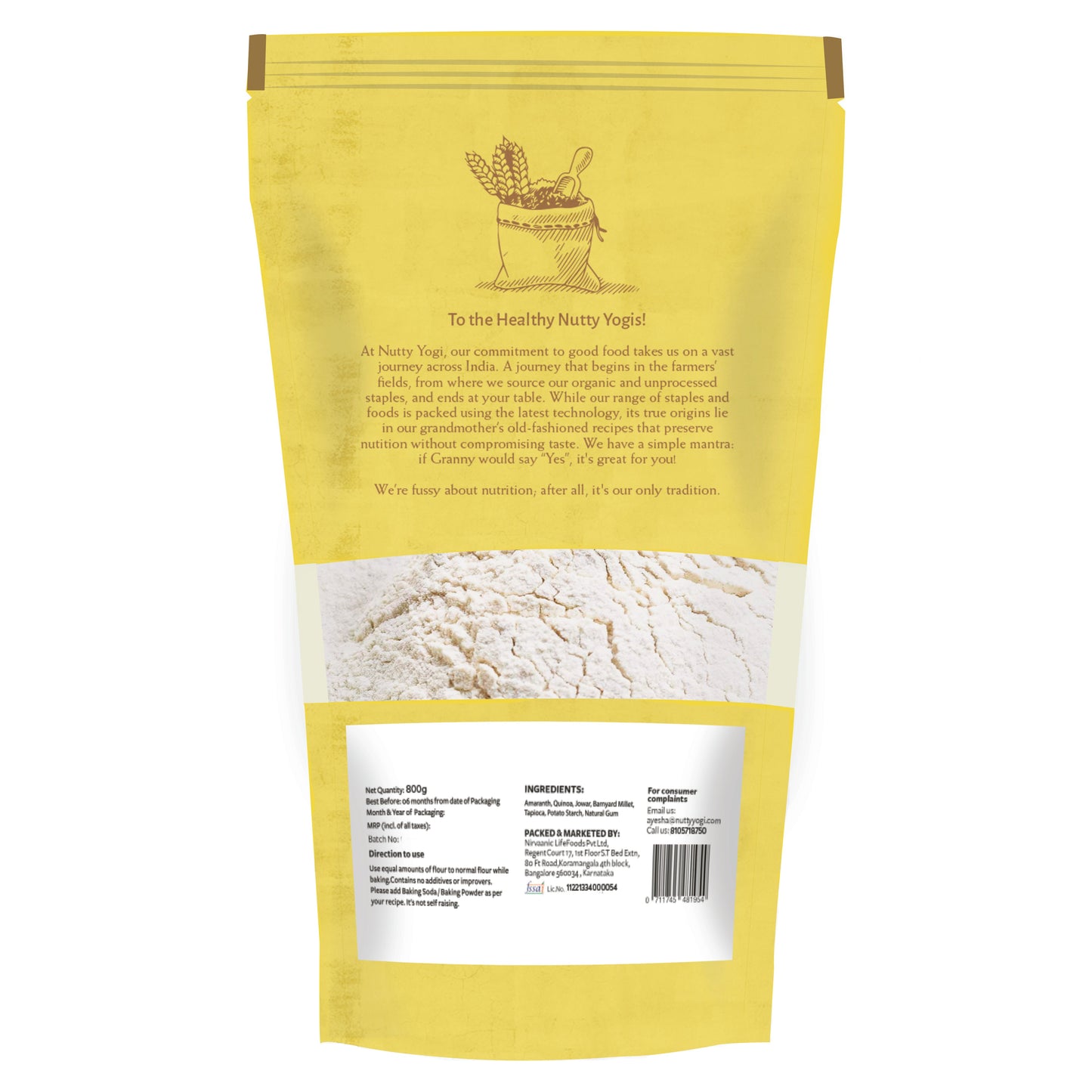 Nutty Yogi Gluten Free Baking Flour