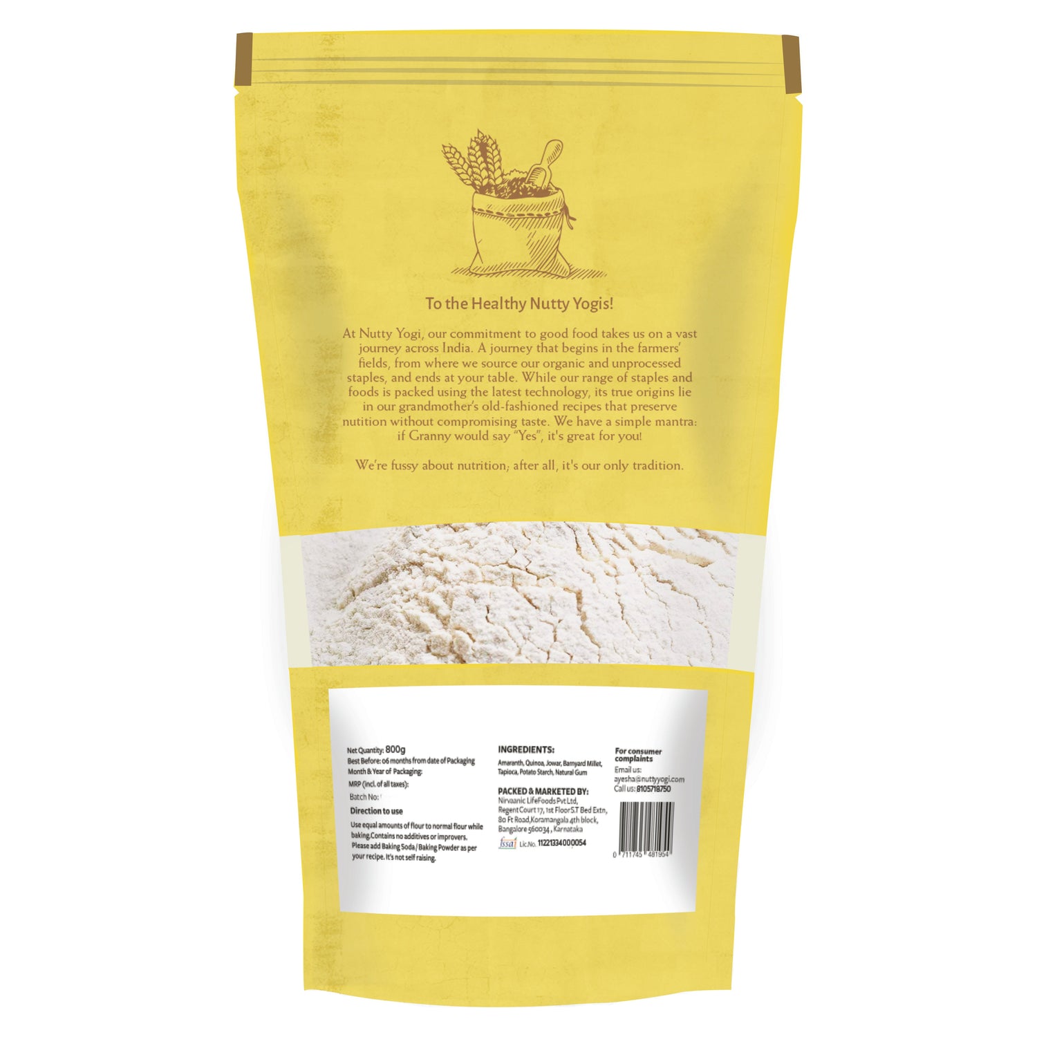 Nutty Yogi Gluten Free Baking Flour