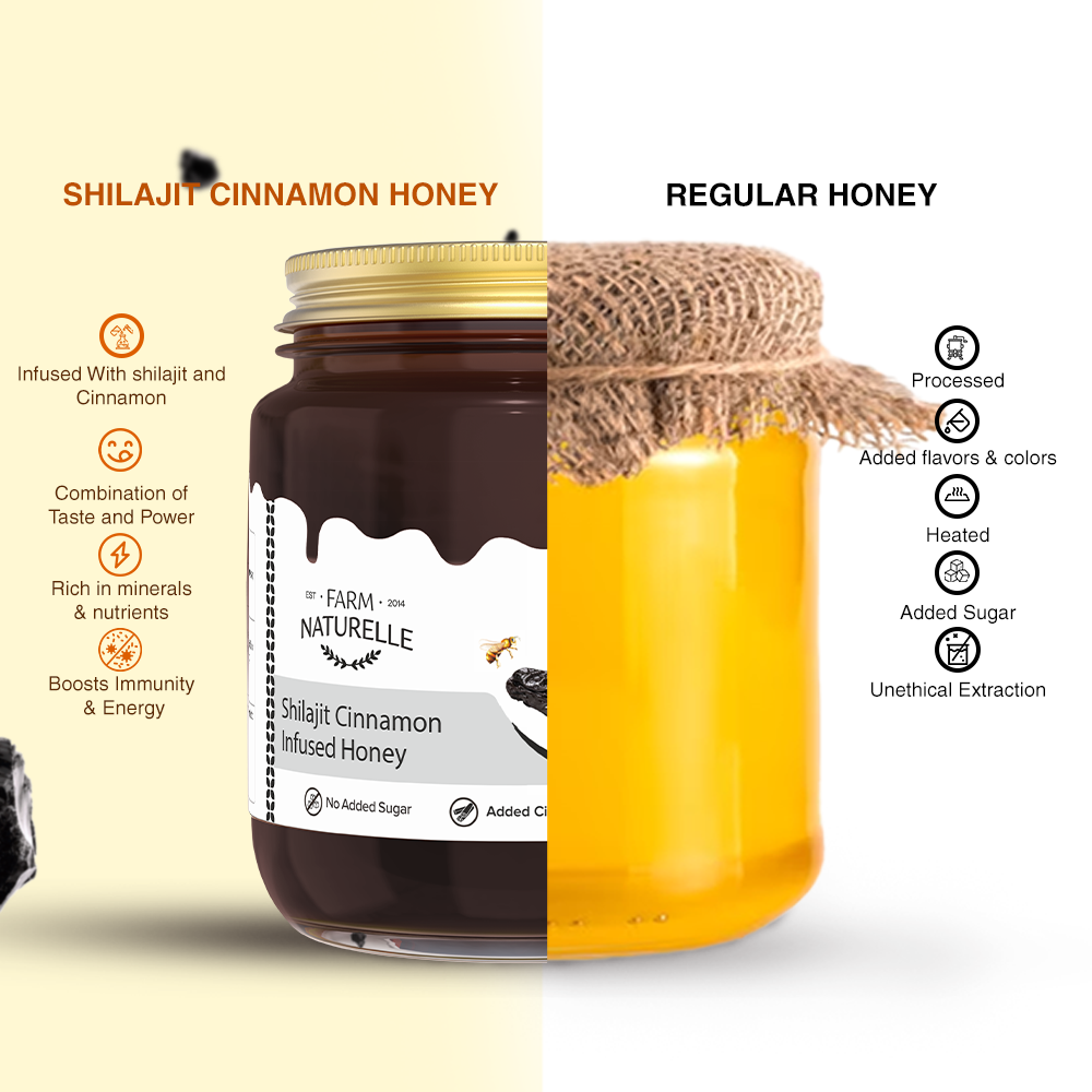 Shilajit Honey | Help Improve Strength & stamina for men & women | Natural Shilajit Honey