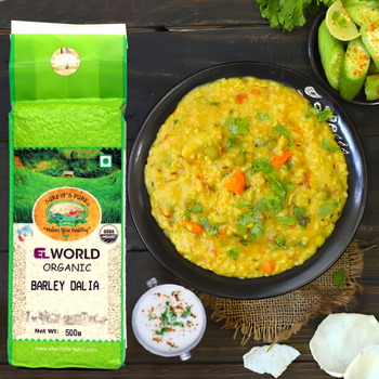 Elworld Agro & Organic Food Products Barley Dalia 500 g