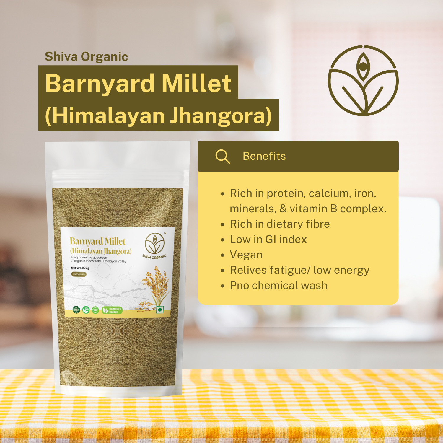 Barnyard Millet - Himalayan Jhangora