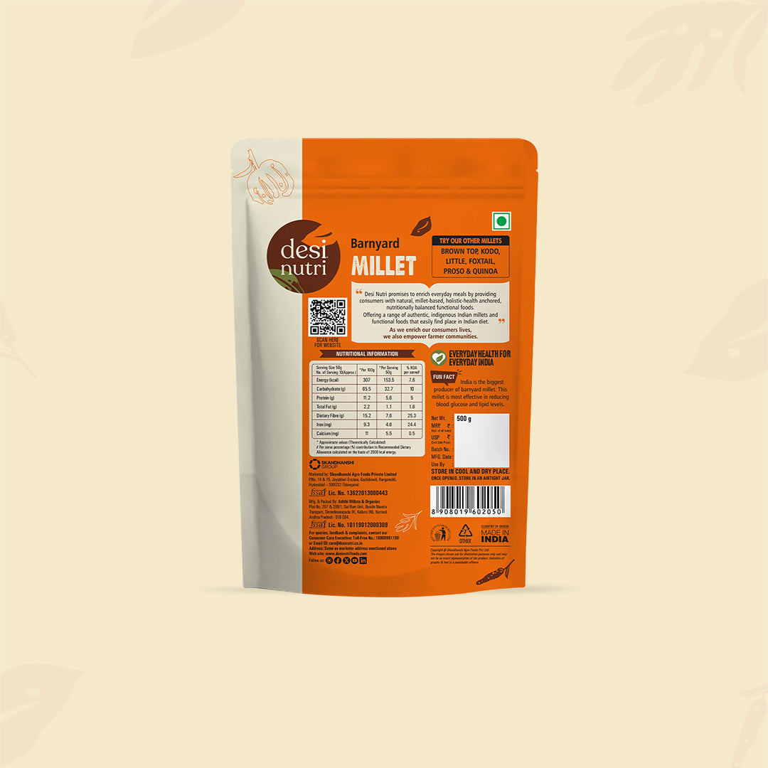 Barnyard Millet (Udalu | Sanwa) - 500g