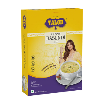 Rajwadi Basundi Instant Mix – Healthy & Tasty, Makes 7 Servings, 200g