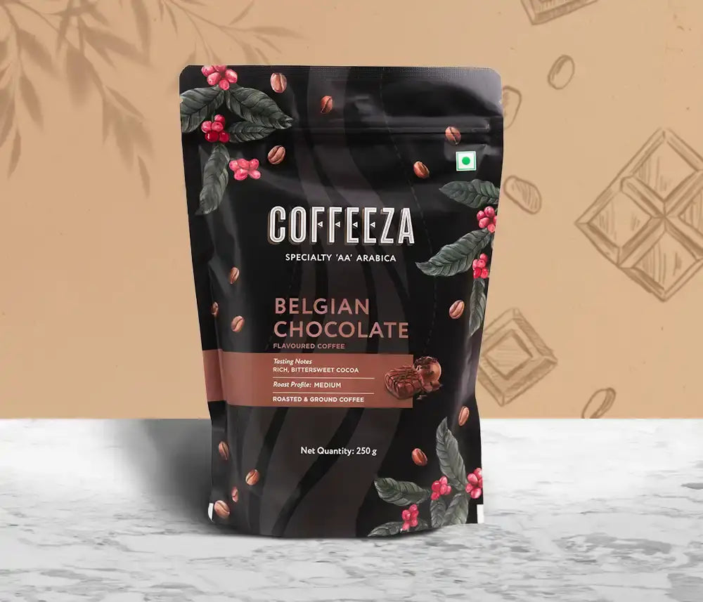 Belgian Chocolate 100% Arabica Flavoured Ground Coffee