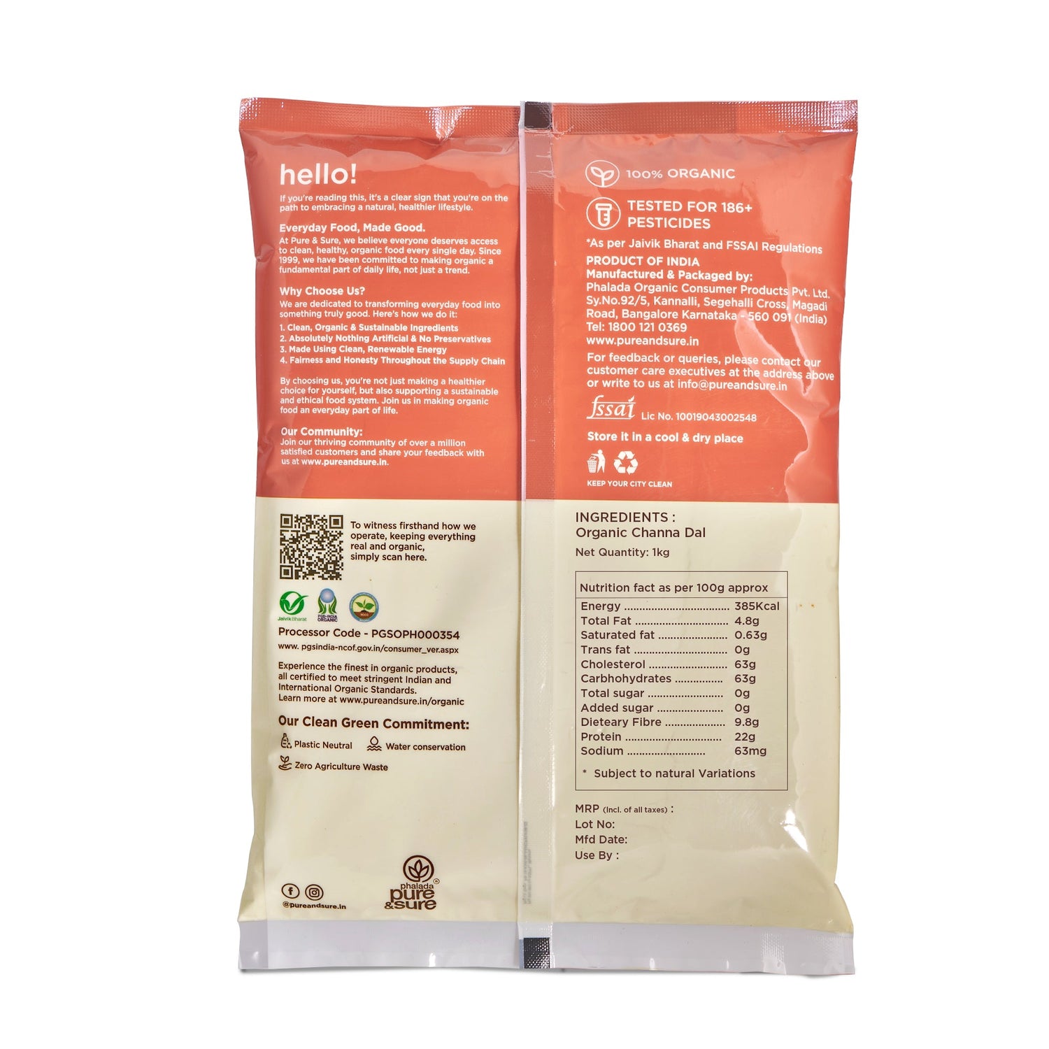 Organic Besan Flour-1kg