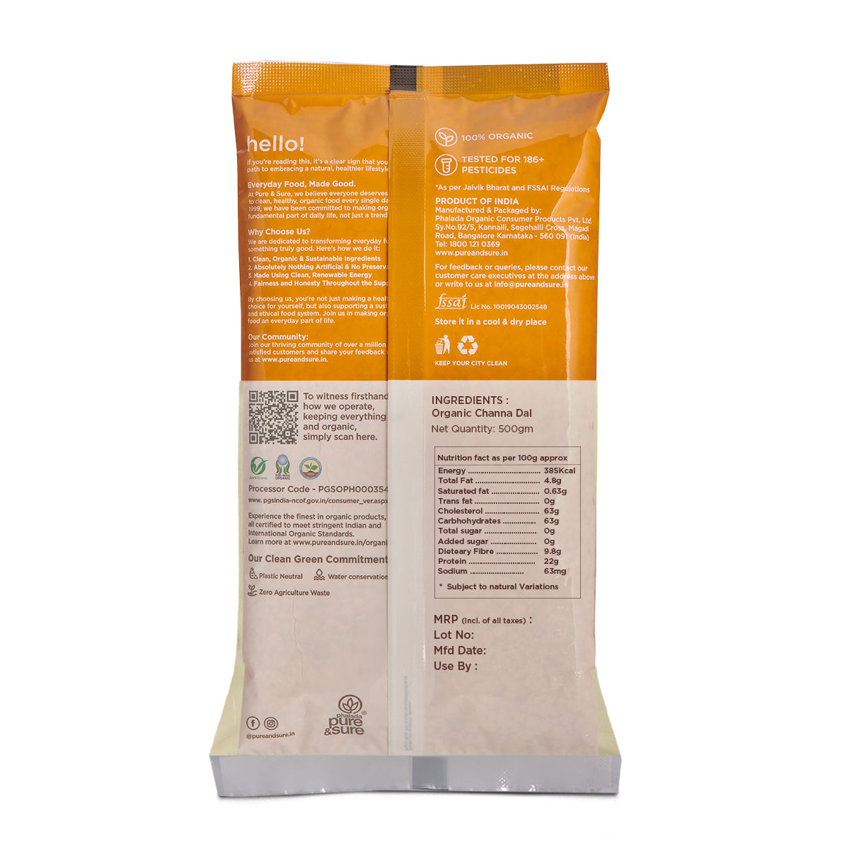 Organic Besan Flour-500g