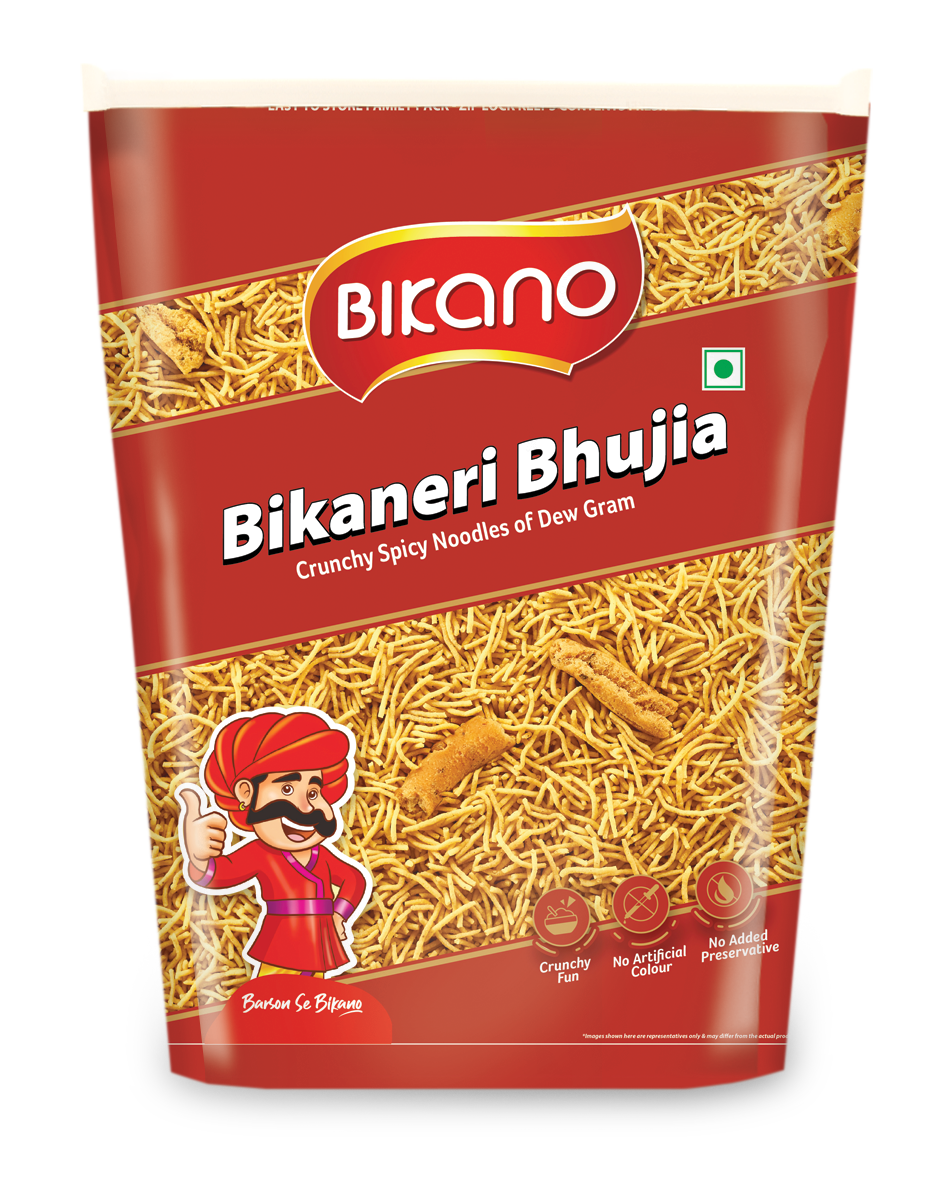 Bikaneriwala Bikaneri Bhujia - 1 Kg (Pack of 2)