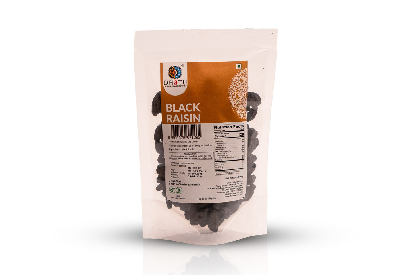 Dhatu Raisin Black - 100 gms