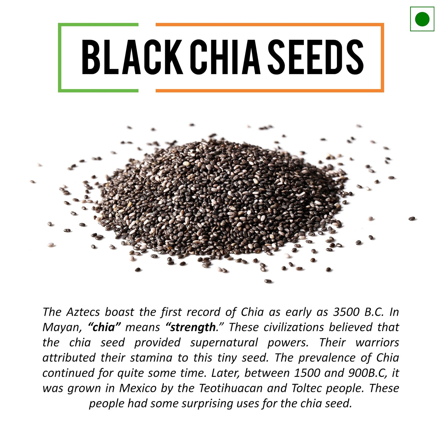 Chef Urbano Black Chia Seeds 300 Gms