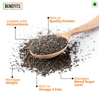 Chef Urbano Black Chia Seeds 300 Gms